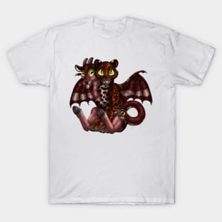 Chimera Cubs: Red Leopard T-Shirt